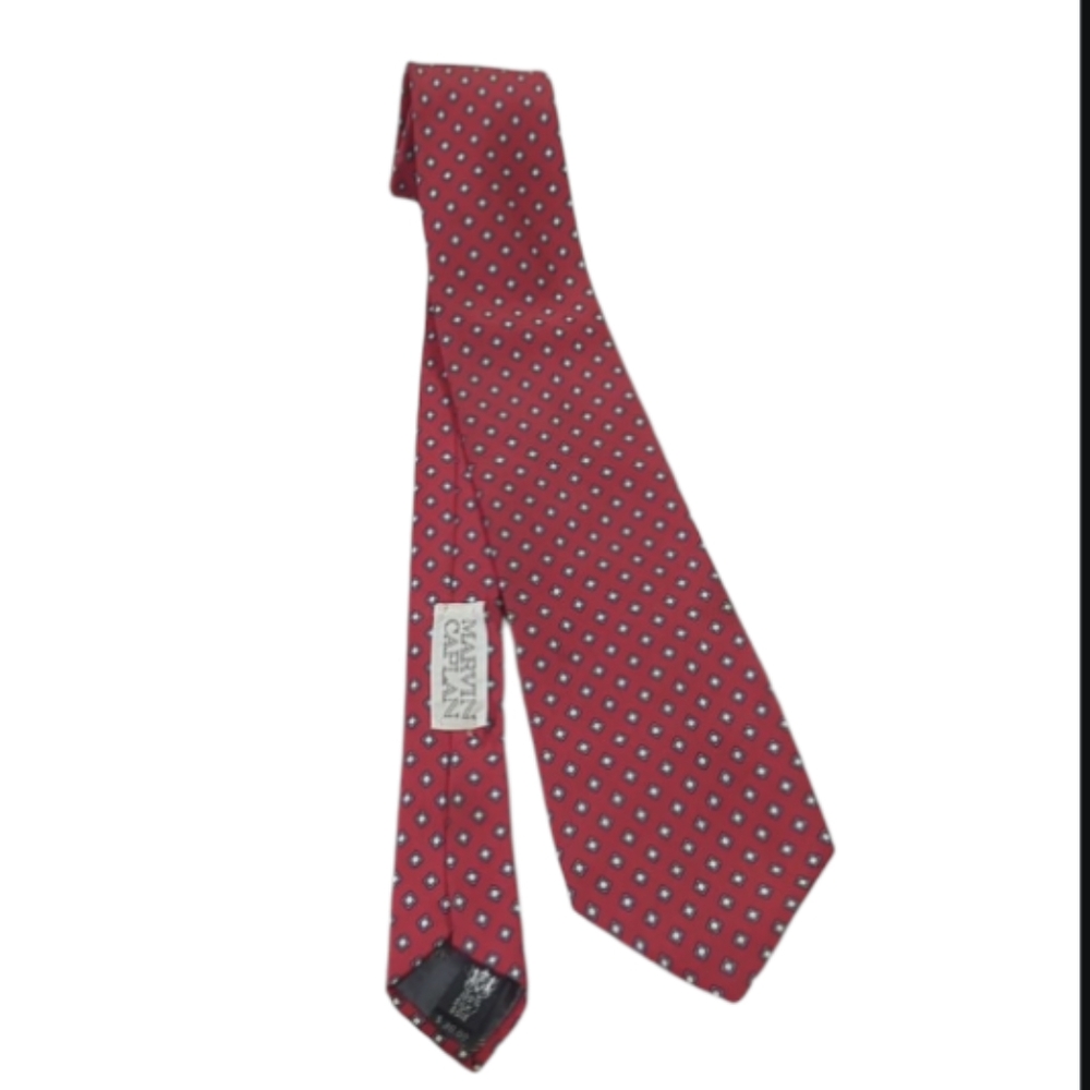 6/$15 Classic Red Geometric Men's Tie